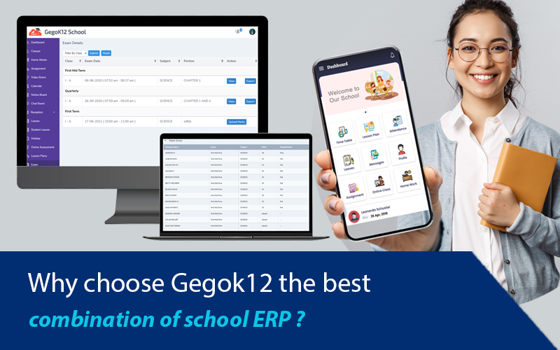 Why Choose GegoK12 the best combination of School ERP?