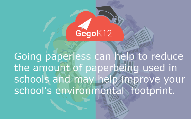 Going paperless can help to reduce the amount of paper being used in schools and may help improve your school’s environmental footprint