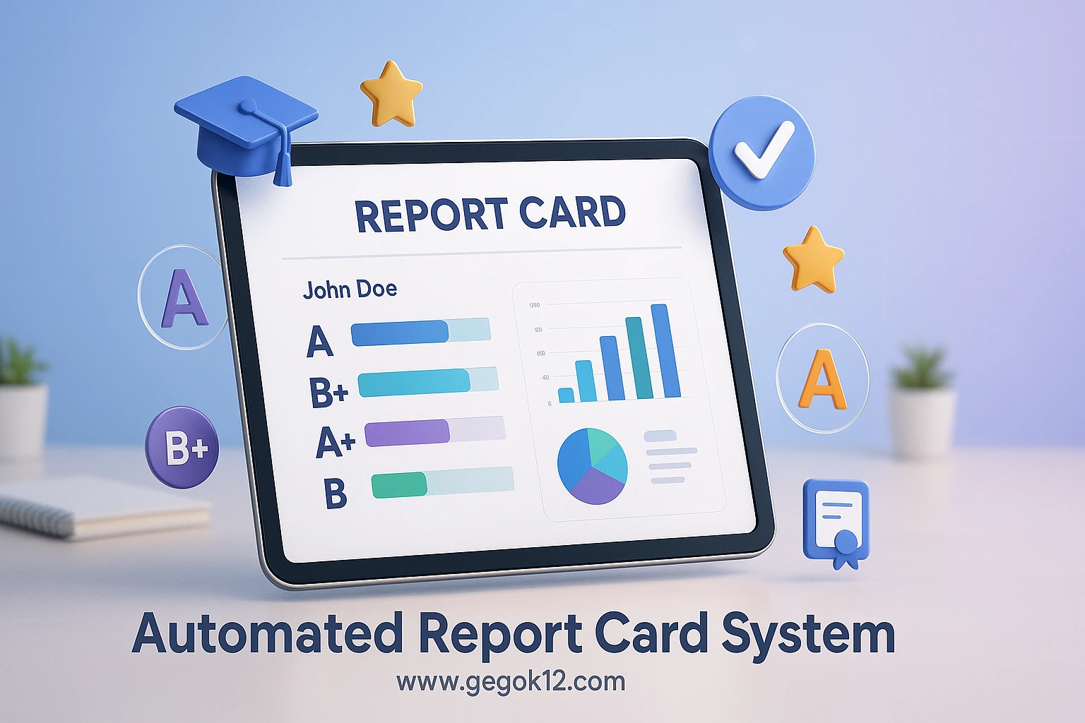 Automated report card system for remarks for students