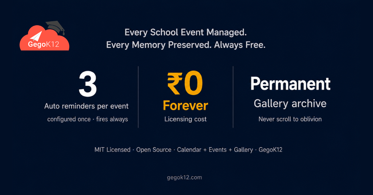 Free School Event Management System 2026_Gegok12 Free School Event Management System 2026_Gegok12