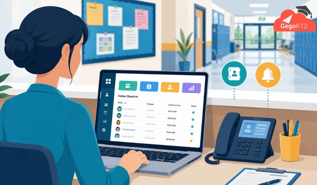 Free School Reception Management Software: How GegoK12 Turns Your Front Desk Into a Digital First Impression
