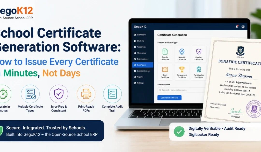 School Certificate Generation Software: How to Issue Every Certificate in Minutes, Not Days