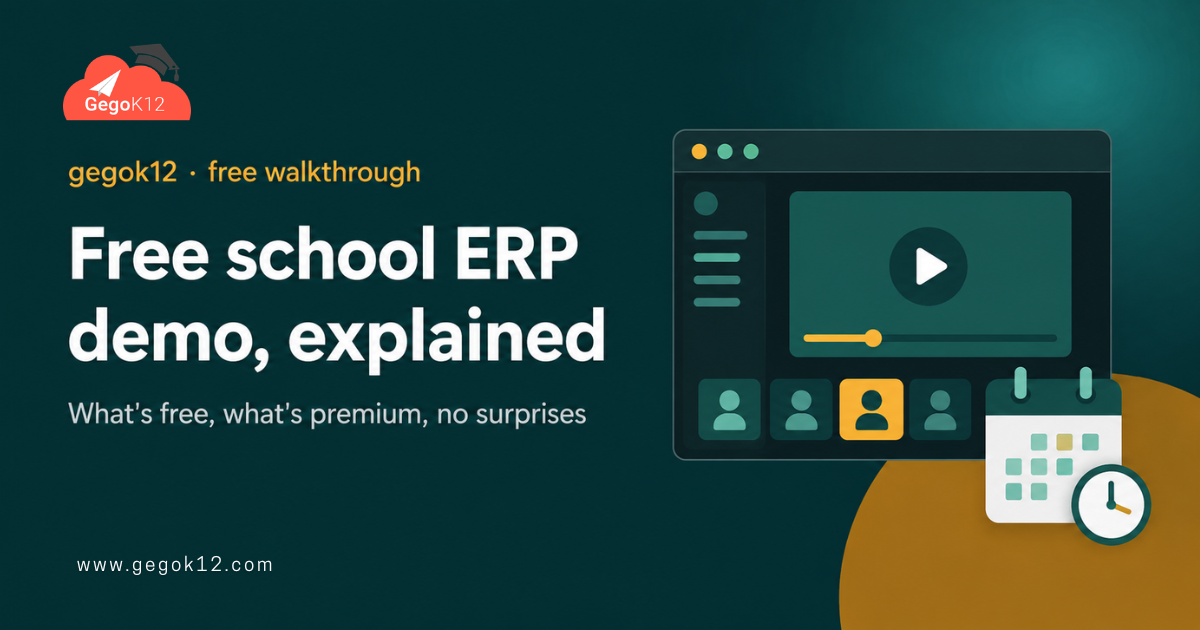 free-school-erp-demo-gegok12 free school ERP demo walkthrough screen in GegoK12