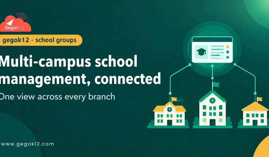 Multi-Campus School Management Software: How a School Group Can Run GegoK12 Across Every Branch